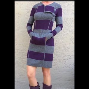 BCBG Rugby Stripe sweater dress